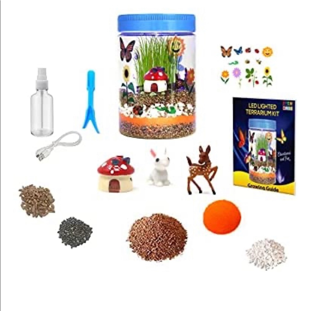 LED Lighted Terrarium Kit - Picture 3 of 3